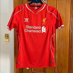 SOLD.  Liverpool Official Jersey sz YXL
